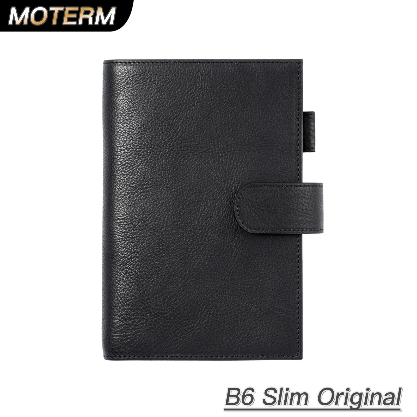 Vintage Leather Journal Notebook - Moterm B6 Slim/Min Sampul Asli untuk