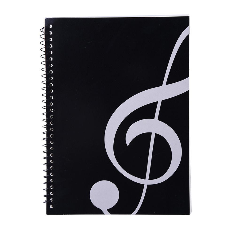 Blank Sheet Music Notebook - 50 Halaman Lembaran Musik Spiral Notebook