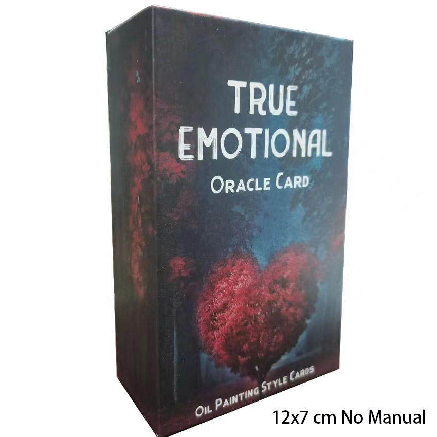 Tarot Deck With Guidebook - Permainan kartu Oracle True biotik 12x7cm