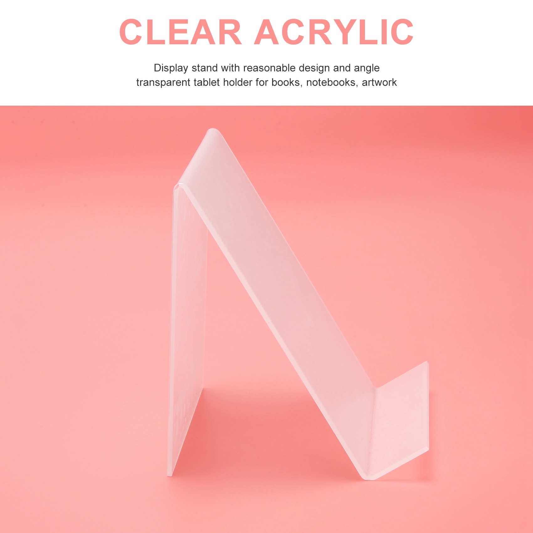 Penyangga Buku Akrilik COFA de - Clear Acrylic Book Stand Holder ulasan dan harga