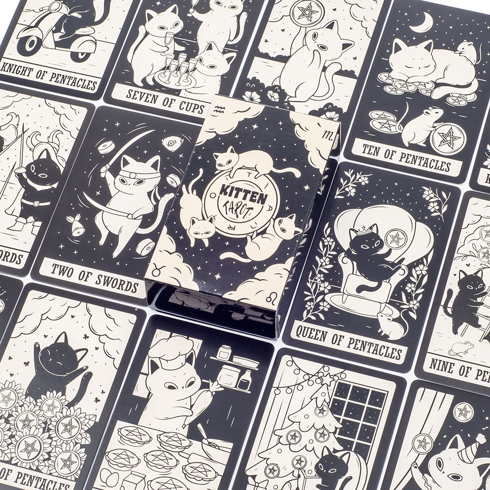 Set Kartu Tarot Kucing, 78 Kar - Tarot Deck With Guidebook ulasan dan harga