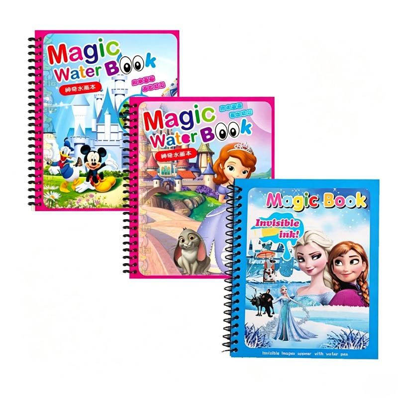 Set Mainan Menggambar Lukisan  - Reusable Water Magic Coloring Book ulasan dan harga