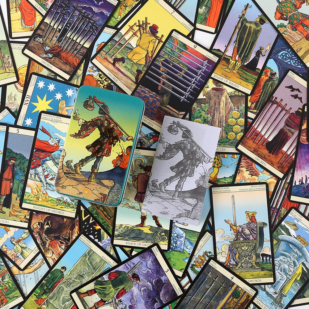 10*6 cm visi baru Tarot dalam  - Tarot Deck With Guidebook ulasan dan harga