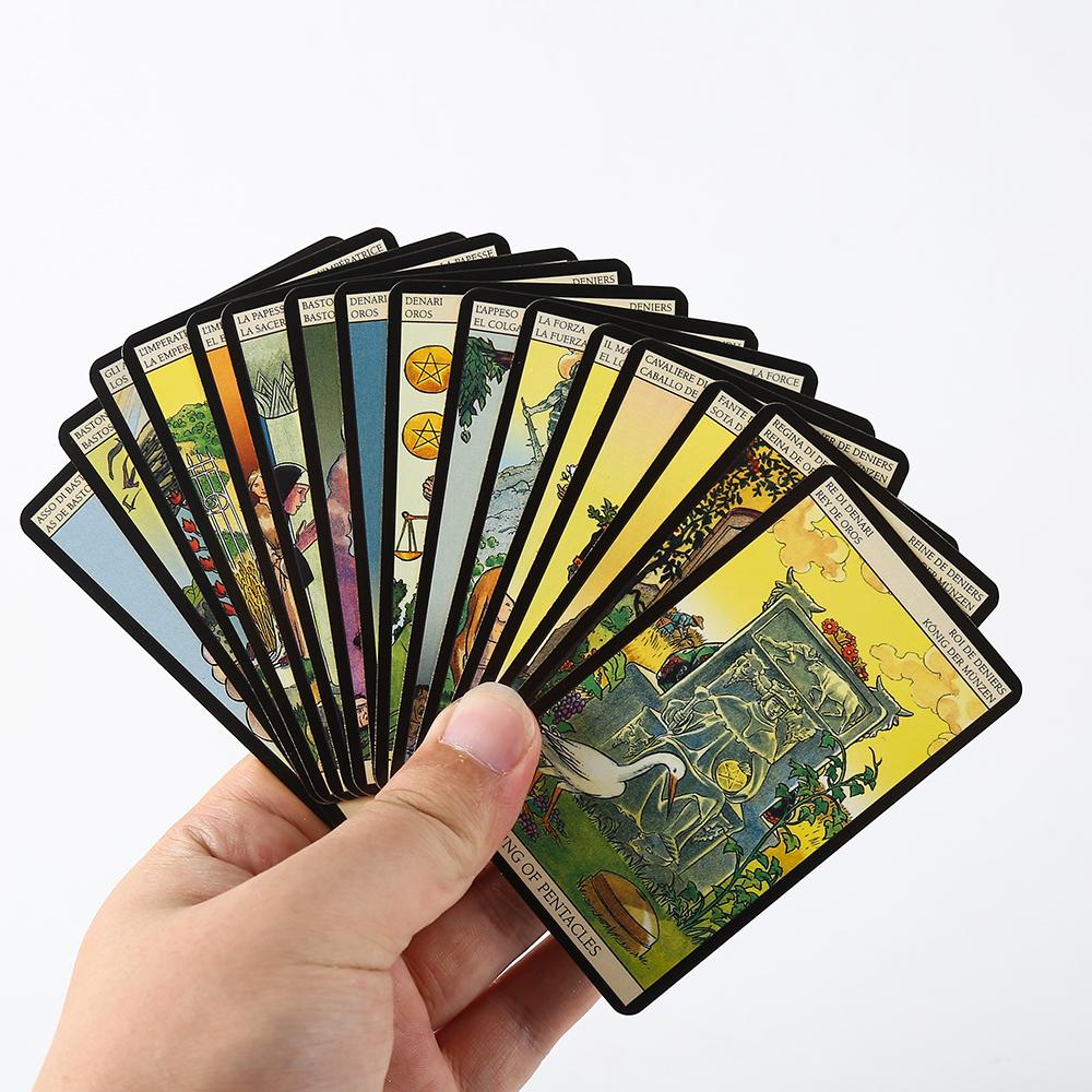 10*6 cm visi baru Tarot dalam  - Tarot Deck With Guidebook ulasan dan harga