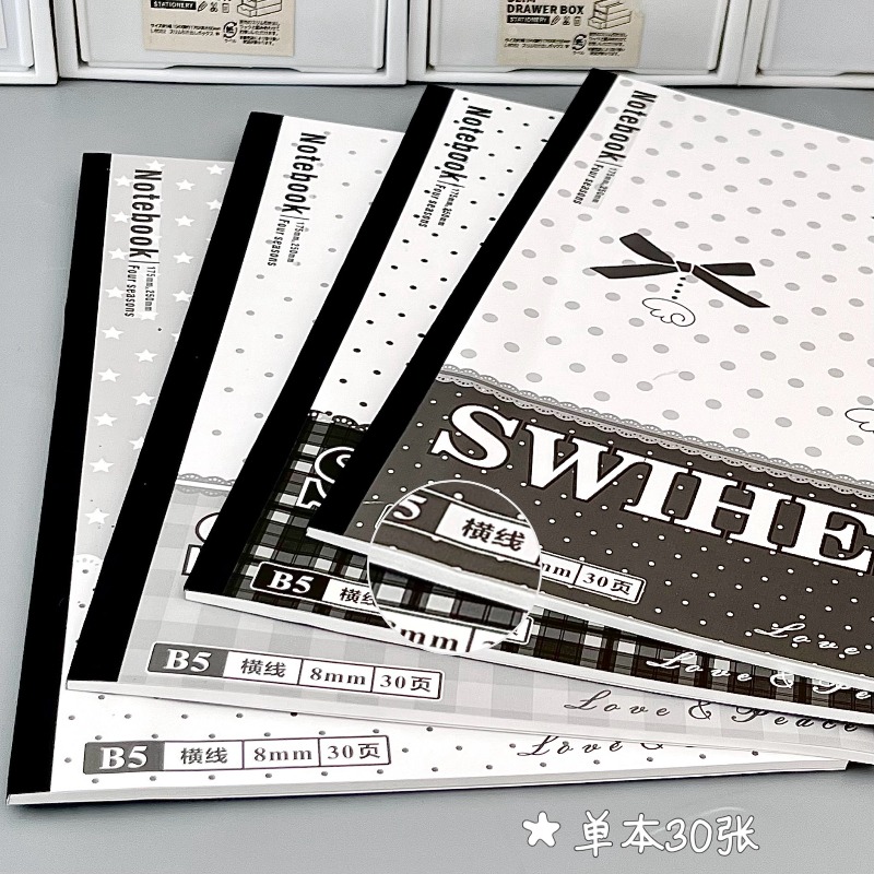 4 Paket Buku Plastik Angel B5  - Blank Sheet Music Notebook ulasan dan harga