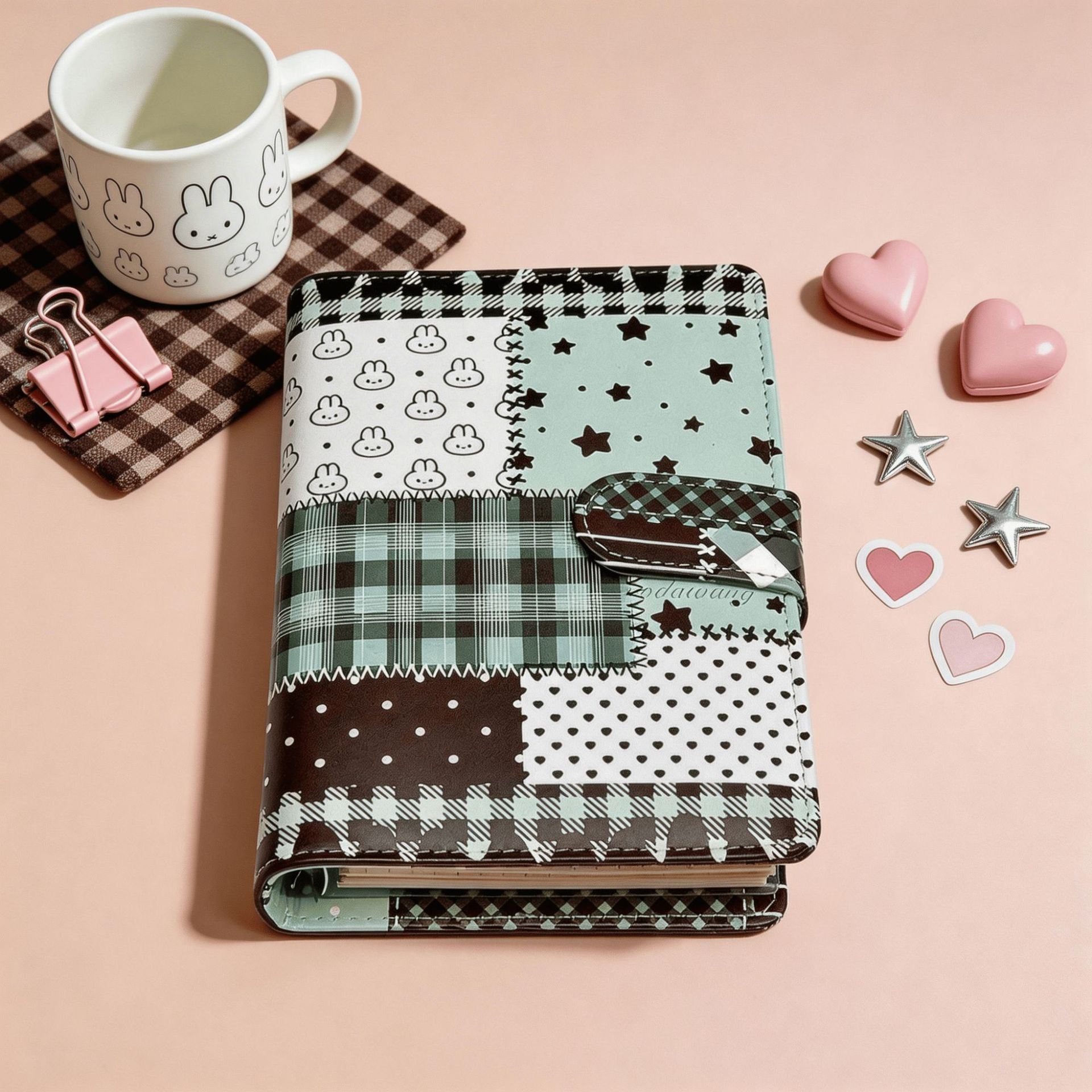 Buku Catatan A6 Hijau Motif Ko - Blank Sheet Music Notebook ulasan dan harga
