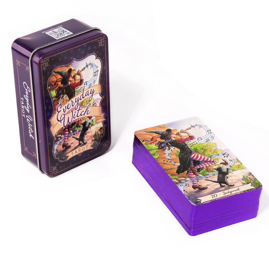 10.3*6cm setiap hari penyihir  - Tarot Deck With Guidebook ulasan dan harga